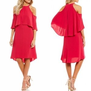 Mika Mindel DELIA Fuschia Pink Dress Size Small Evening Party Glam HSH